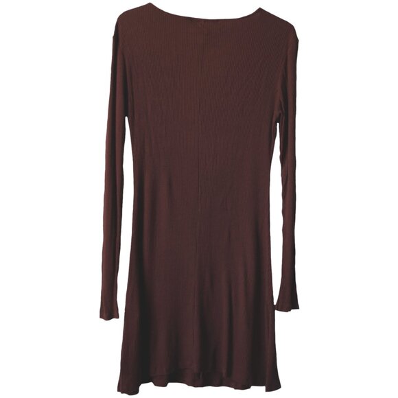 Pull & Bear - Long sleeve red dress - Picture 3 of 3